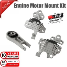 Motor & Trans Mount 3PCS For 14-19 Jeep Cherokee 3.2L/15-17 Chrysler 200 3.6L AT