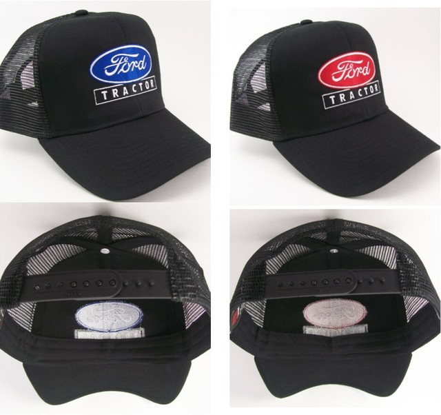 Ford Tractor Farm Embroidered Mesh Cap Hat 408200M Choose blue or red