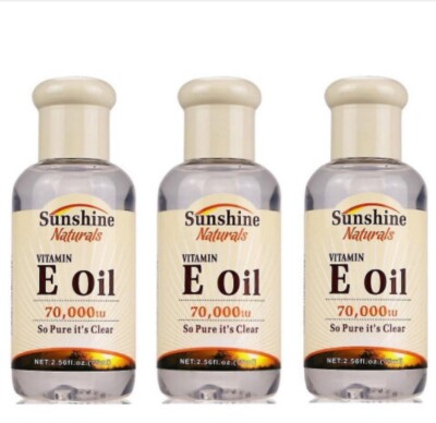 100 % Vitamin E Öl reine natürliche Aromatherapie Massage Basisträger Haut Schönheit x3