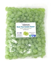 Olde Time Green Apple Sanded Hard Candy, 4 lbs. ~ YANKEETRADERS® ~ FREE SHIPPING