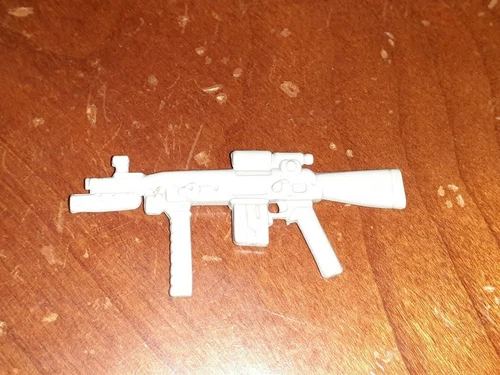 GI Joe 1986 Viper Gun Vtg Weapon Accessory Figure Part Hasbro *Broken Tip