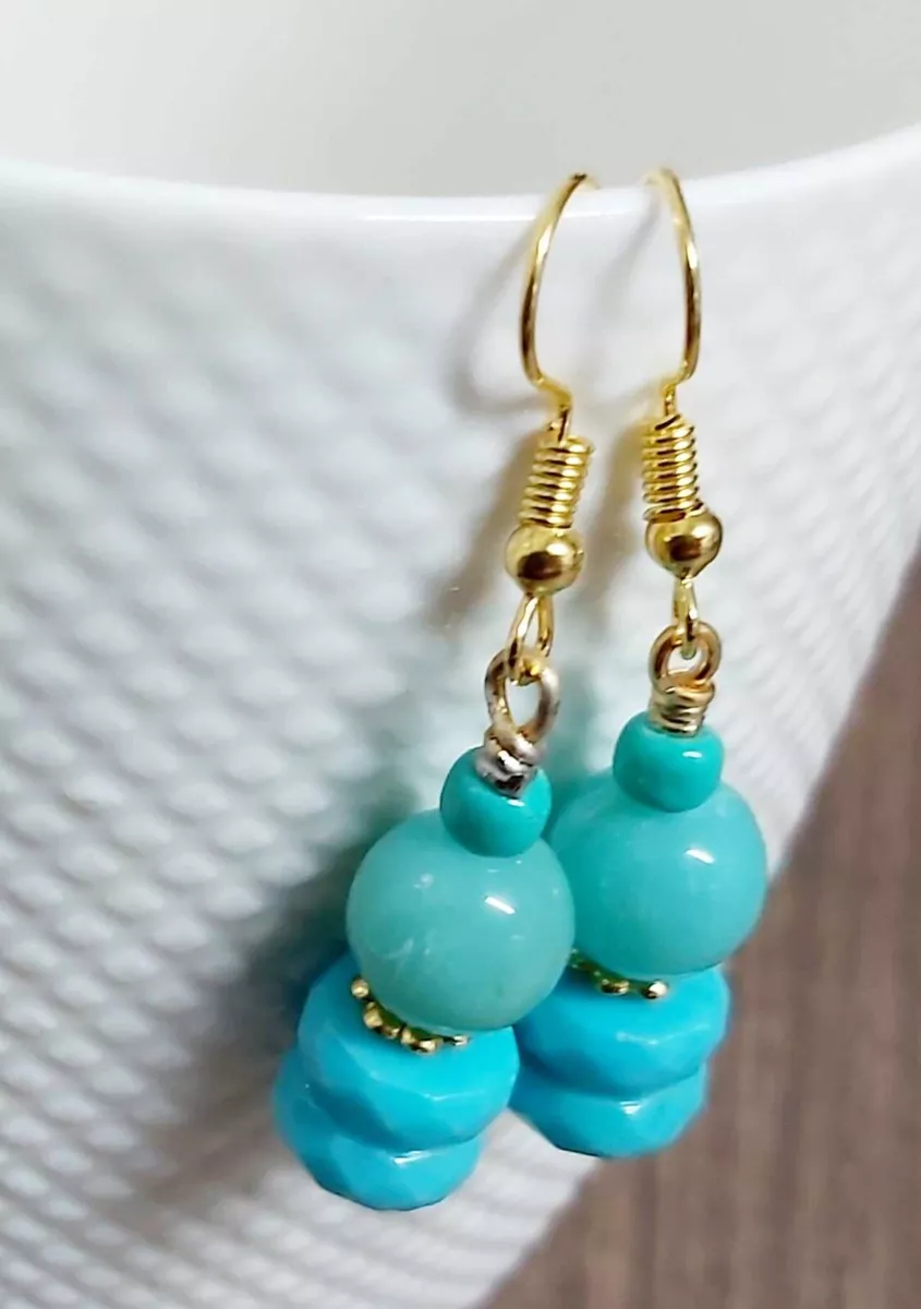Aqua clearance blue earrings