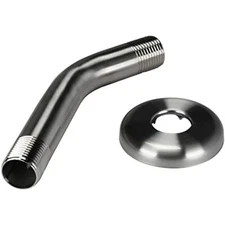 Danco, Brushed Nickel (89182) Showerhead and Shower Arm Flange and Assembly,