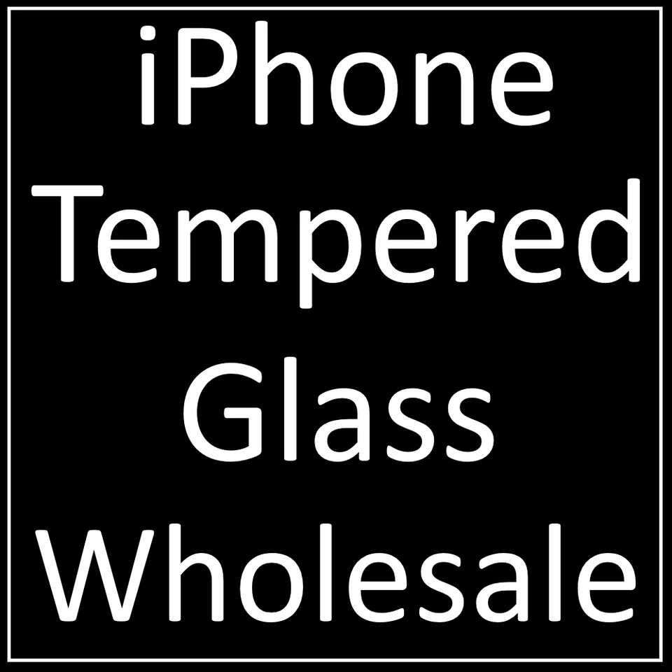 ITEC Tempered Glass Screen Protectors For All iPhone Devices Bulk Wholesale Joblot