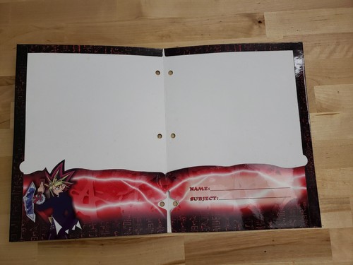 Lot of 4 - Yu-Gi-Oh Three Hole Binder Folder Punched Starpoint 1996 Vintage - Picture 8 of 23