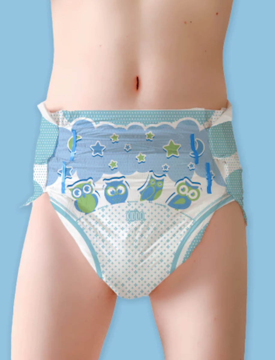 Kiddo Owlnight Adult Diaper ABDL High absorbency Brand new Medium