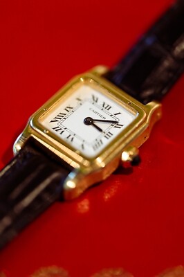 Cartier Santos Dumont 7809 20x29mm, Mechanic, 18k Gold | eBay