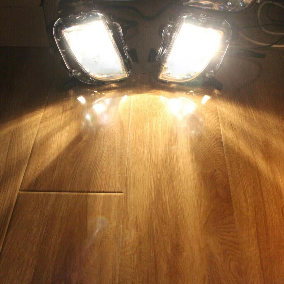 Luces antiniebla lentes transparentes izquierda y derecha para VW Volkswagen Jetta MK6 2015-2018 Foto 2 de 4