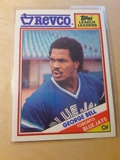 1988 Topps Revco #18 George Bell Toronto Blue Jays Baseball Card, OF, LF, CF(NM)
