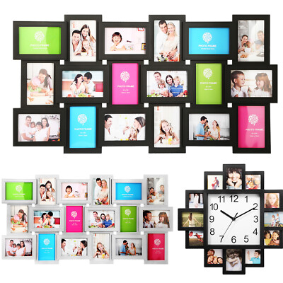 New Photo Frame Picture Collage 12/18 Pictures Display Photowall Home Decor Kit