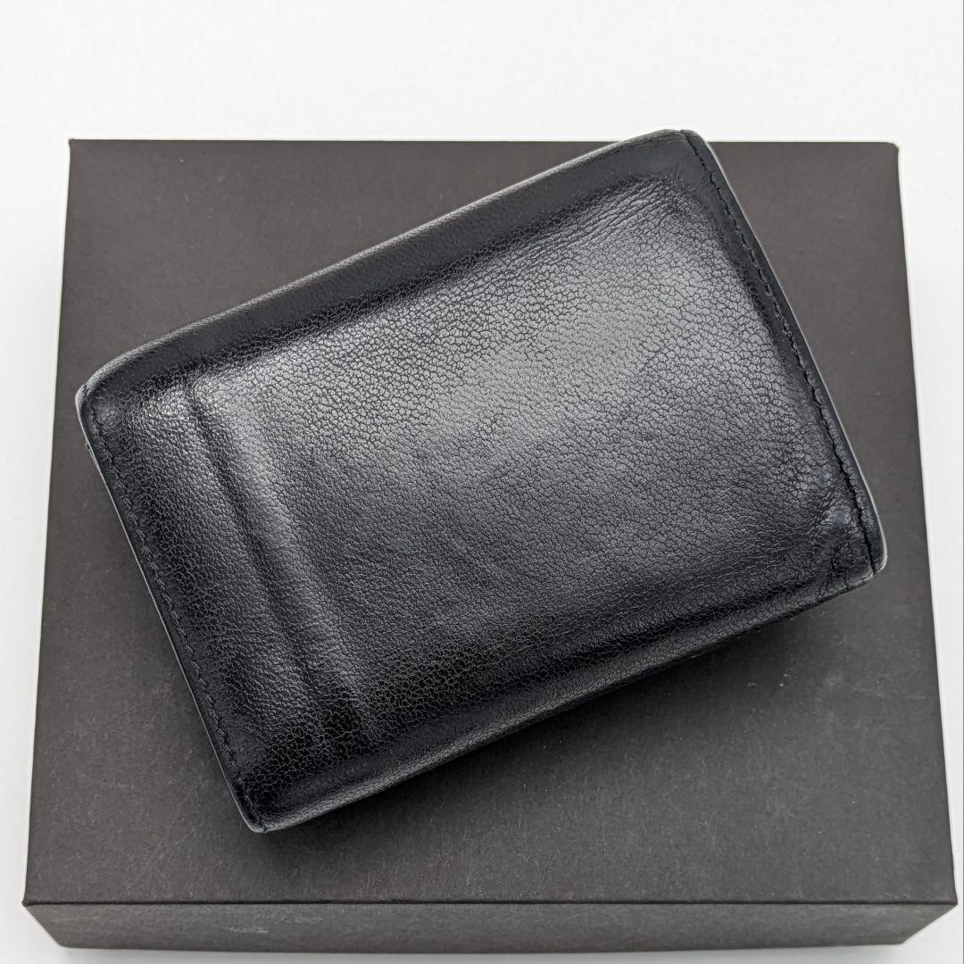 Bottega Veneta Bicolor Leather Trifold Wallet, Unisex, Compact, Excellent Japan thumbnail 2