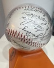 Cal Ripken Baltimore Orioles Signed Baseball in Clear Display Case on Stand — photo 2