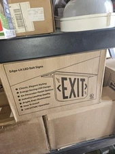 Brand New Edge-Lit LED Exit Signs – Elegant, Bright, and Energy-Efficient