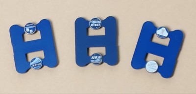 KATO locomotive blue train head mark, 3 pieces set