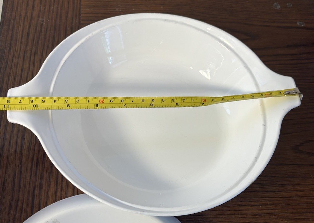 Corning Centura 1 Qt White Sauce Pan Casserole With Lid