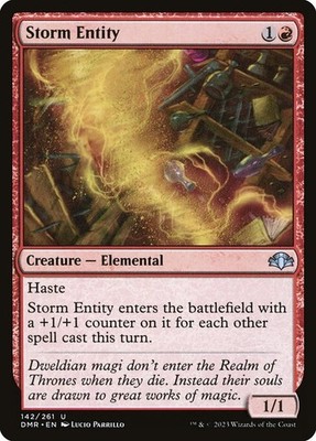 [MTG] Storm Entity (Foil) (142) (DMR) LP-HP