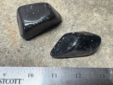 Snowflake Obsidian Tumbled, 2 Pieces