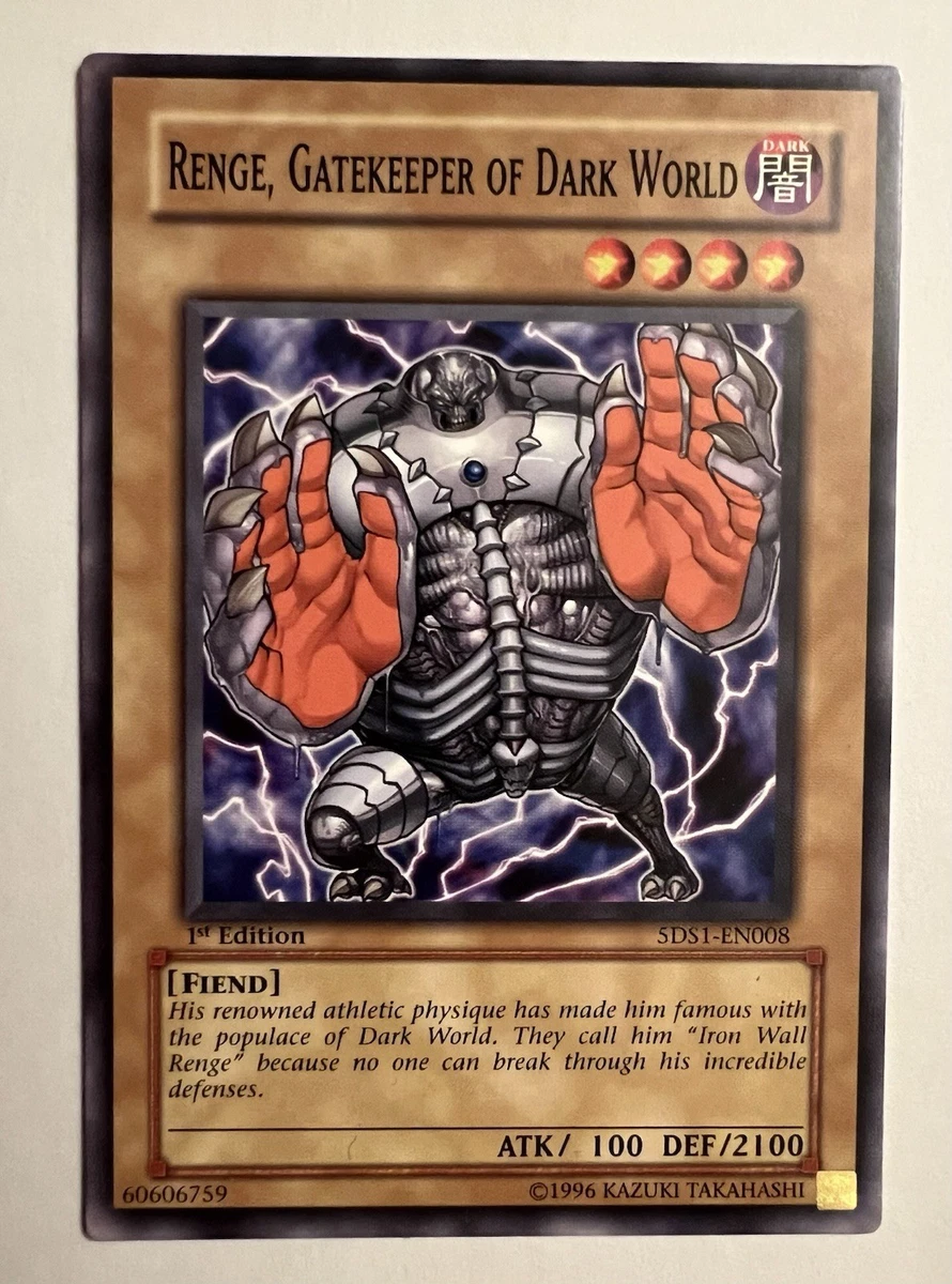 5cグレンジュウ 5cグレンジュウ Renge, Gatekeeper of Dark World 5DS1-EN008 5d's