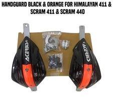 HANDGUARD KIT ORANGE FIT FOR ROYAL ENFIELD HIMALAYAN 411 & SCRAM 411 & SCRAM 440