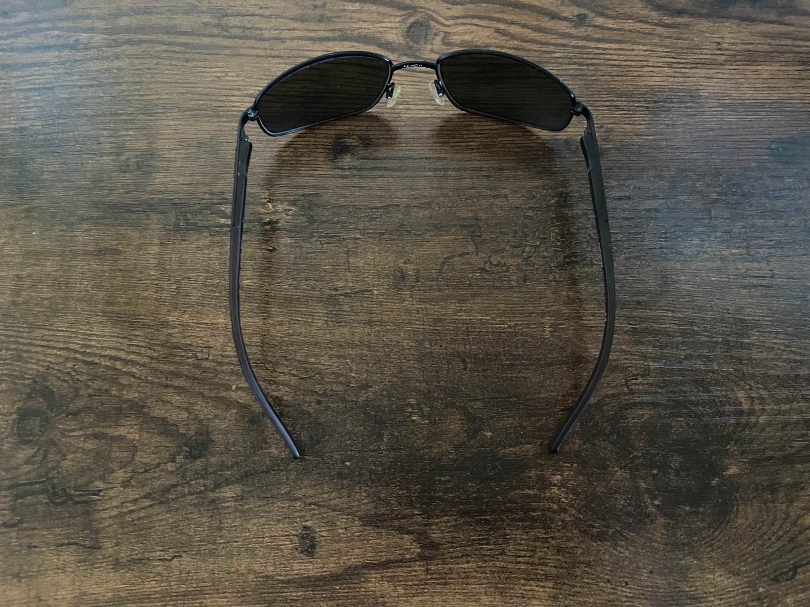 Carrera Solid Black Metal Rectangular Sunglasses … - image 7