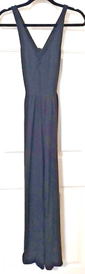 Live to Be Spoiled Womens SZ M Black Sleeveless Jumpsuit