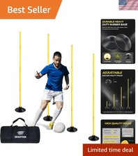 Professional 6ft Agility Poles Set - Ideal for Indoor  Outdoor Speed Training