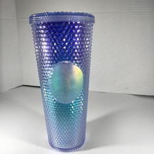 Starbucks Summer Iridescent Rainbow Mermaid Studded 24oz Cold Cup Venti Tumbler