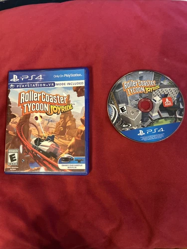 Roller Coaster Tycoon Joyride Used Playstation 4/PS4 Game VR Mode Included NTSC