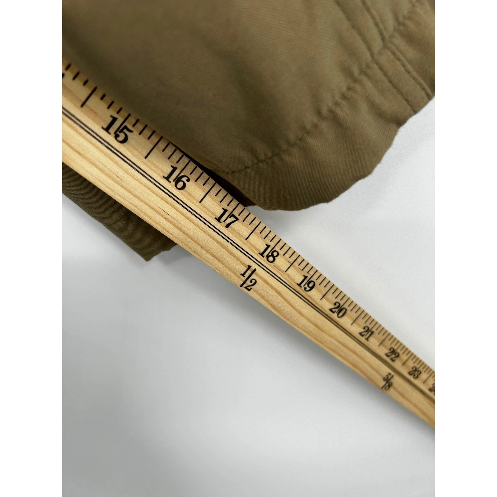 Bill Blass Menswear Khaki Tan Double Breasted Trench Coat with Belt Mens image 8