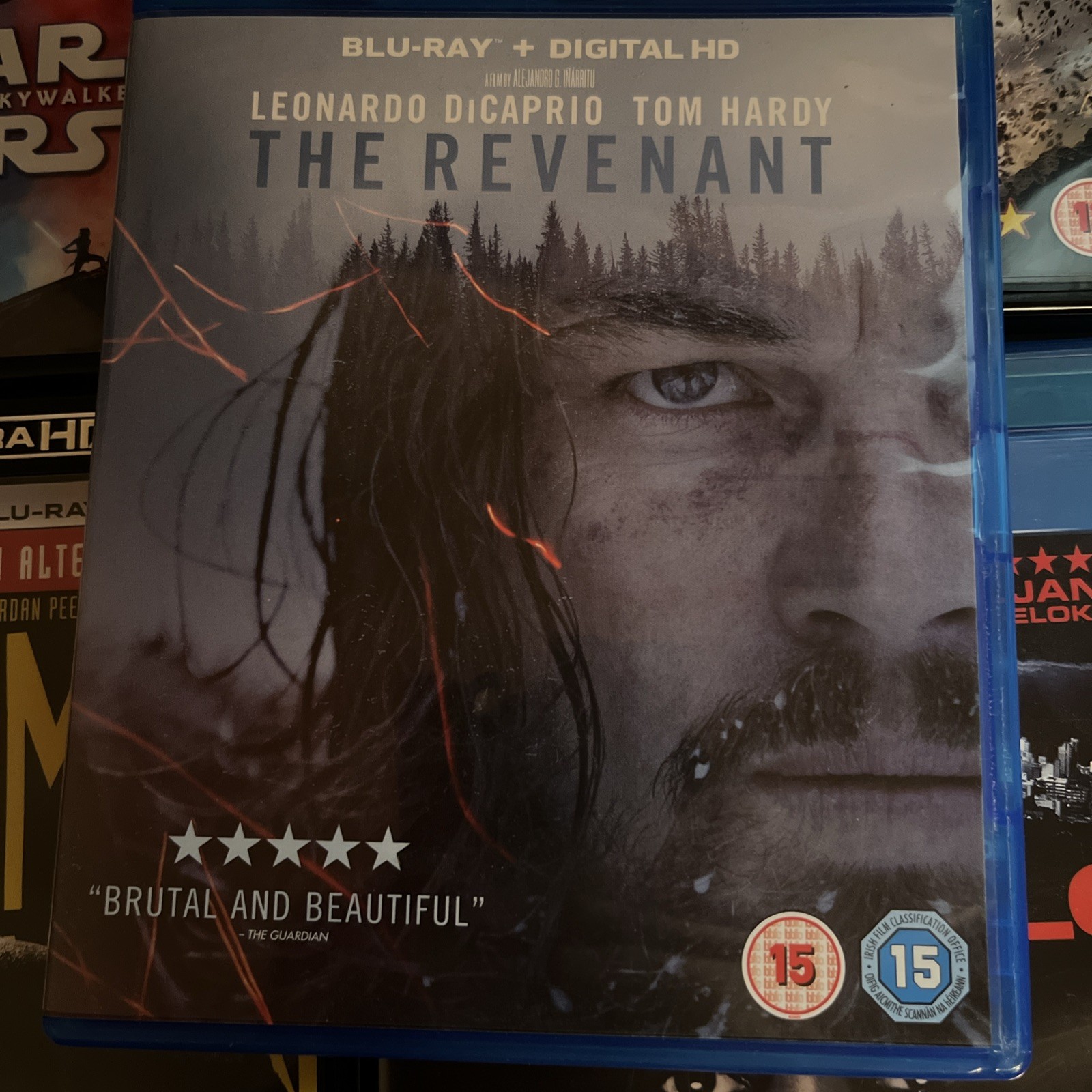 The Revenant Blu Ray Leonardo DiCaprio & Tom Hardy - Brutal & Beautiful