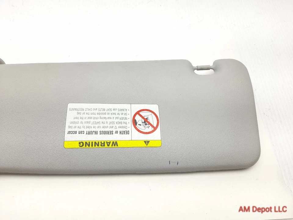 BMW 330xi 330i 325i 325xi E46 2002 conductor derecho parasol vinilo gris 51168237644 Foto 3 de 4