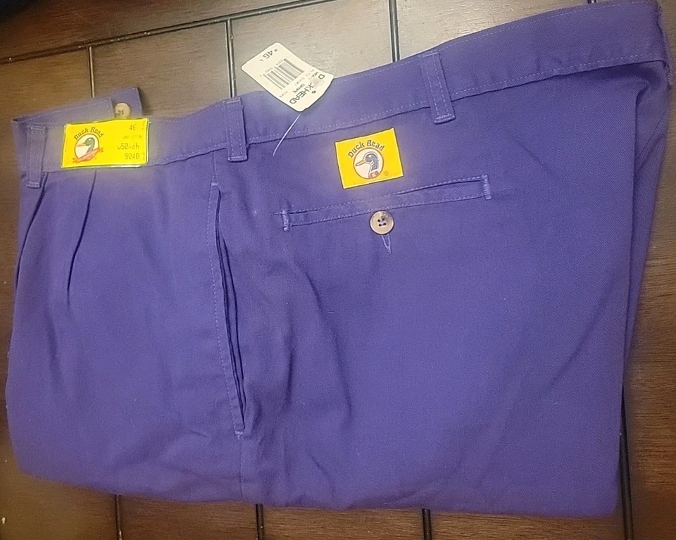 Pantalones Cortos Cabeza de Pato 46 Coral Plisado Algodón Chino Caqui Adulto De Colección Para Hombre Nuevos con Etiquetas Foto 4 de 4