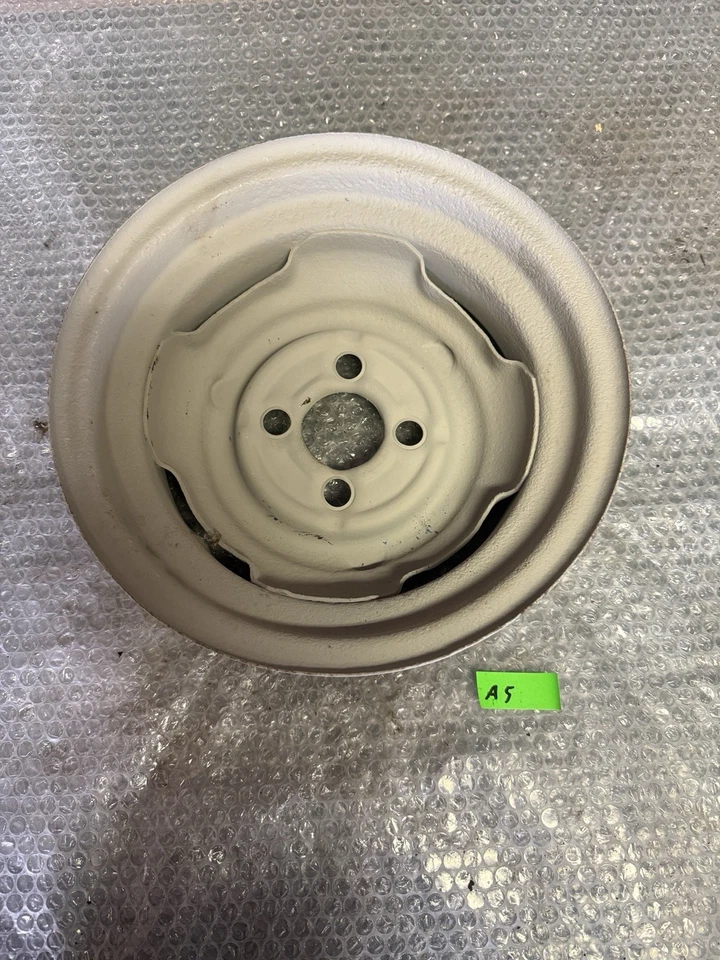 BMW Isetta Felge Stahlfelge 10 Zoll gesandstrahlt grundiert Oldtimer Ersatzteil - Bild 3 von 3