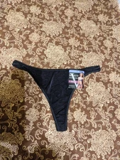 Vintage Vassarette Satin Second Skin Thong Panties Size 9/2XL