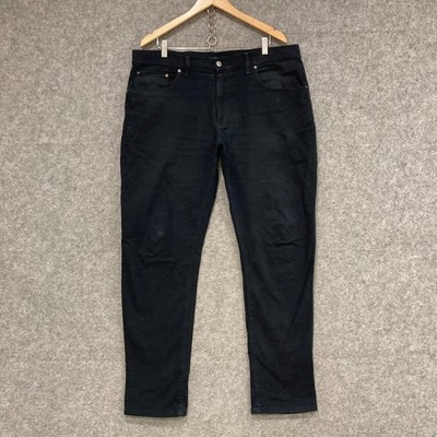 Mott & Bow Jeans Mens Size 38 Dark blue Denim 38x32 Straight Leg Zip 18614