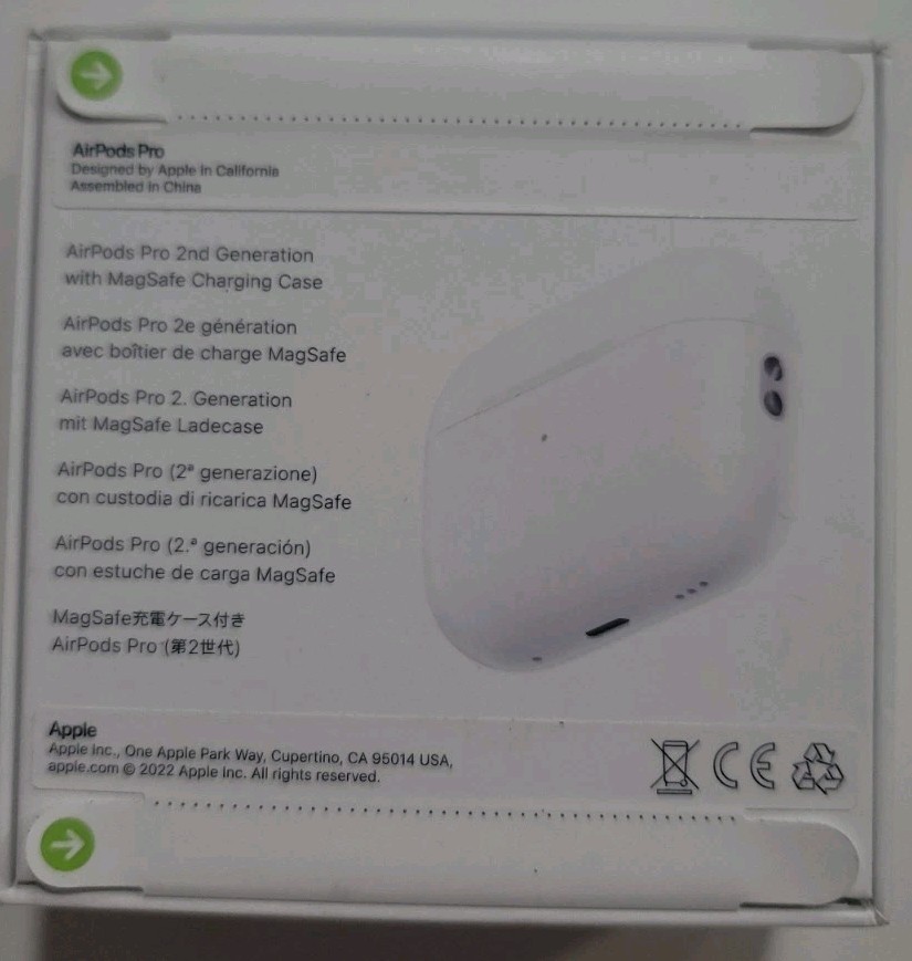 Apple AirPods Pro 2nd Gen White In-Ear ANC MagSafe Bluetooth