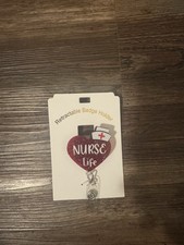 Nurse Life Retractable Badge Holder