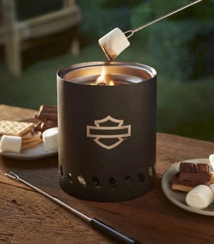🔥 NEU 🏍️ Harley-Davidson® Tabletop 🍫 S’mores Kit 🚗 NEU Outdoor Camping
