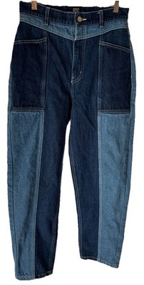BDG Urban Outfitters Two Tone Patchwork Jeans Size 27 Boho Denim Festival EUC