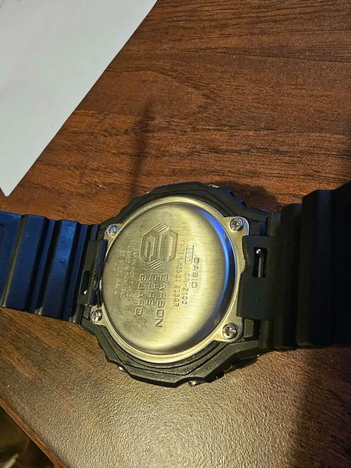 Casio G-Shock GA-2100 Series Mens / Boys Analogue-Digital Watch Army Green, photo 3 of 3