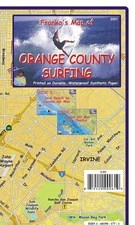 Orange County Surfing Map Waterproof Surfing Guide by Franko Maps