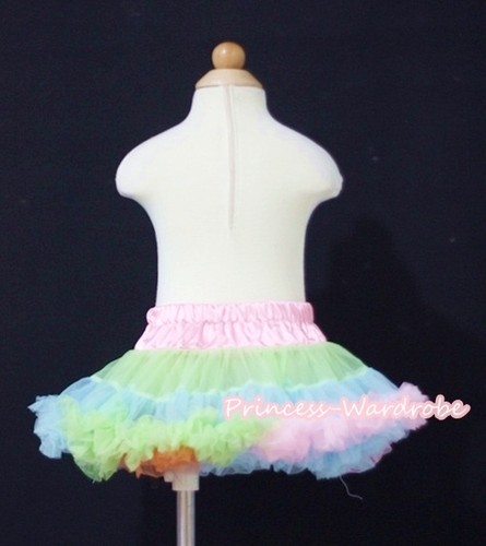 ilove-princess Double Color Baby Skirt Newborn Pettiskirt Girl Tutu Dress 3-12m - Picture 48 of 70
