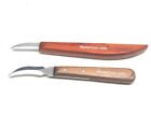 Ramelson Wood Carving Tools Chip & Bench Knife Set 2pc Whittling Woodworking