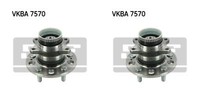 SKF 2X Radnabe Radlagersatz Hinten FüR KIA Sportage Carens III Hyundai I40 CW