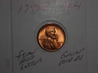 wheat penny 1949S  RED BU LINCOLN CENT 1949-S LOT #4 NICE FIRE RED UNC LUSTER