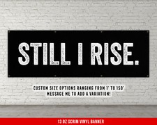 Motivational Home Gym Banner - Large Quote Wall Art