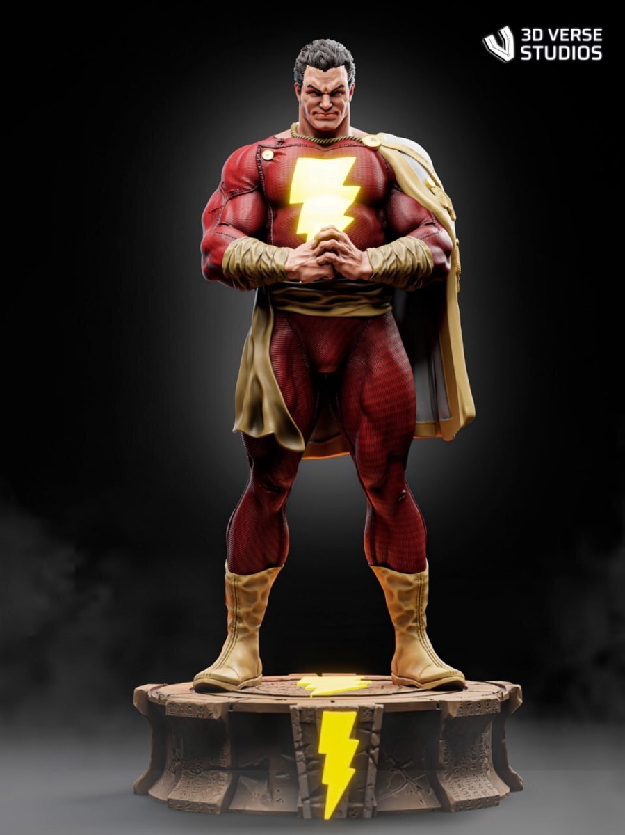 Shazam! Resin Sculpture Statue Model Kit Unpainted/Unassembled | eBay