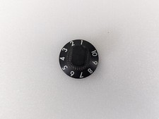 Genuine Fender Volume  Tone Knobs Black 1PC 