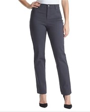 NWT Gloria Vanderbilt Amanda Classic Fit Grey Rinse Jean Pants Size 6