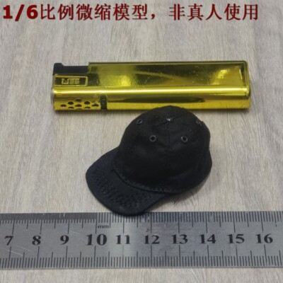 1/6 Maßstab Kappe Soldat schwarze Mütze Spitze Kappe Modell für 12 Zoll Figur